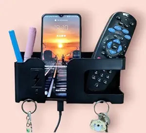 RoyalPiK Wall Mount Phone Holder | Smart Stand Wall Storage Gadget | Wall Phone Stand for Charging | Multi-Purpose Wall Phone Stand for Charging (Pack of 1)